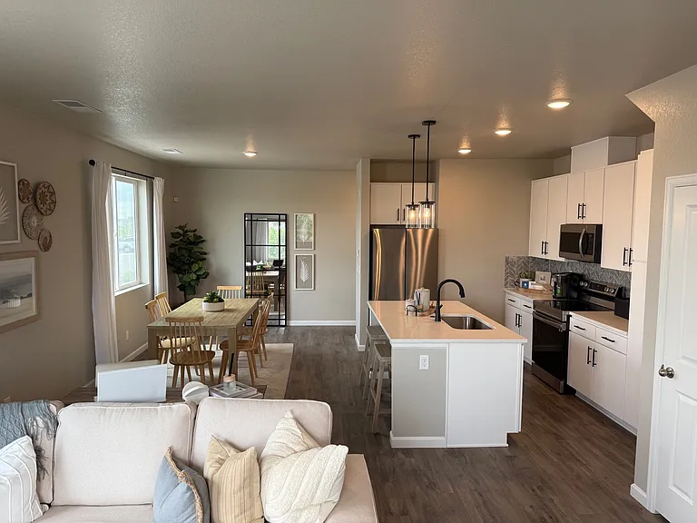 Open Concept Living/Dining/Kitchen