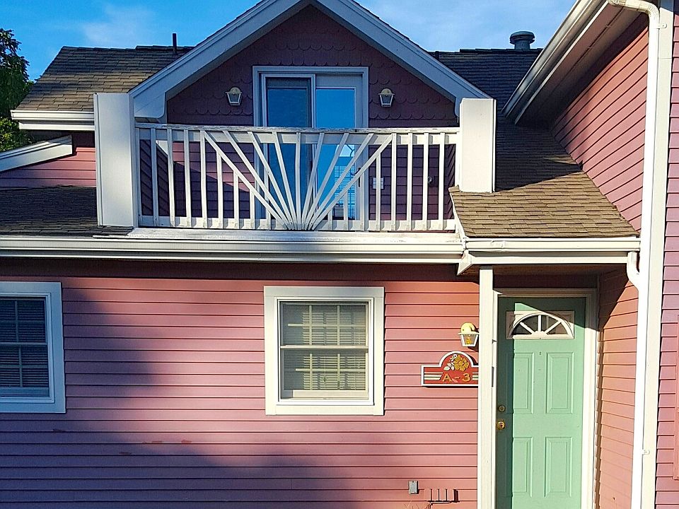 front door and balcony