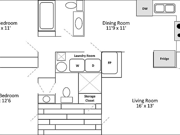 4th image of 3616 N Chouteau Trfy APT B