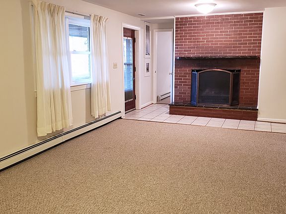 Fireplace is decorative only.