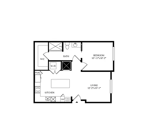 Floor plan 1B2