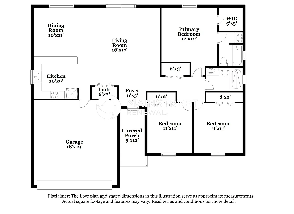 Floor Plan - 734 Fox Lake Dr