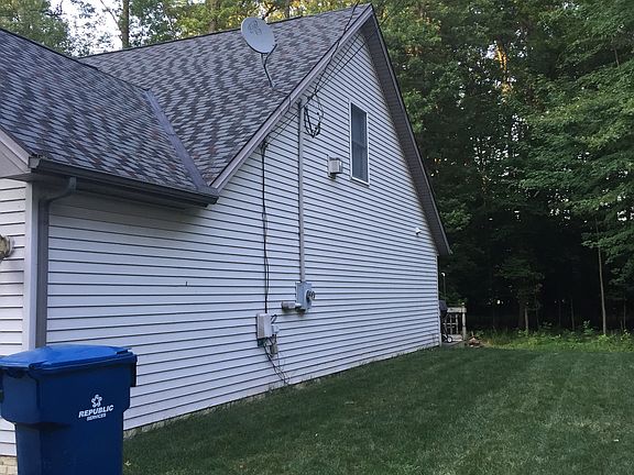 South side of house