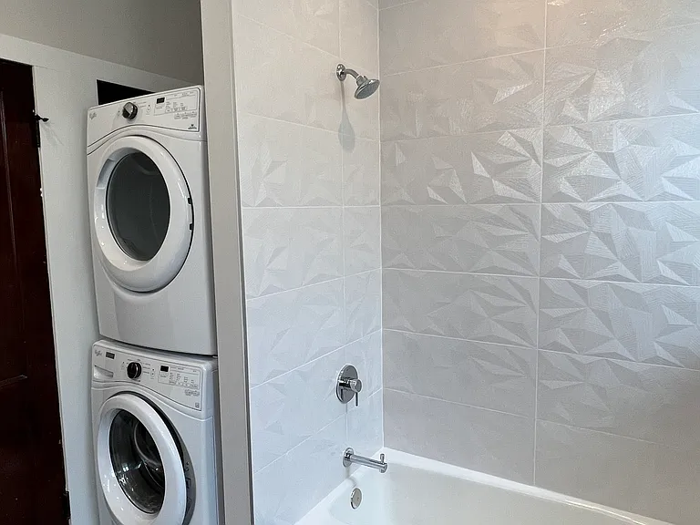 In unit washer-dryer