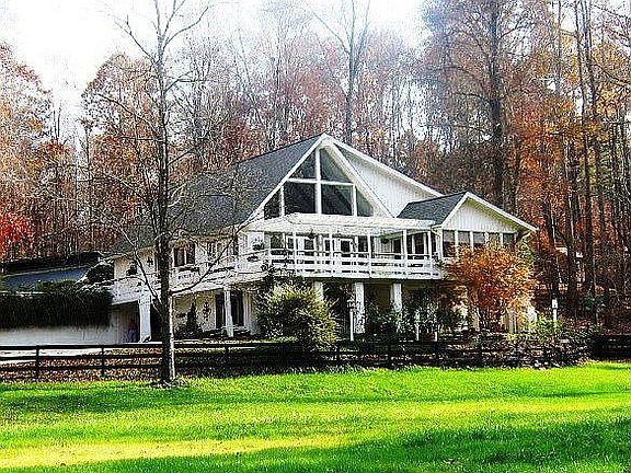 Wrap around decks to enjoy the view from