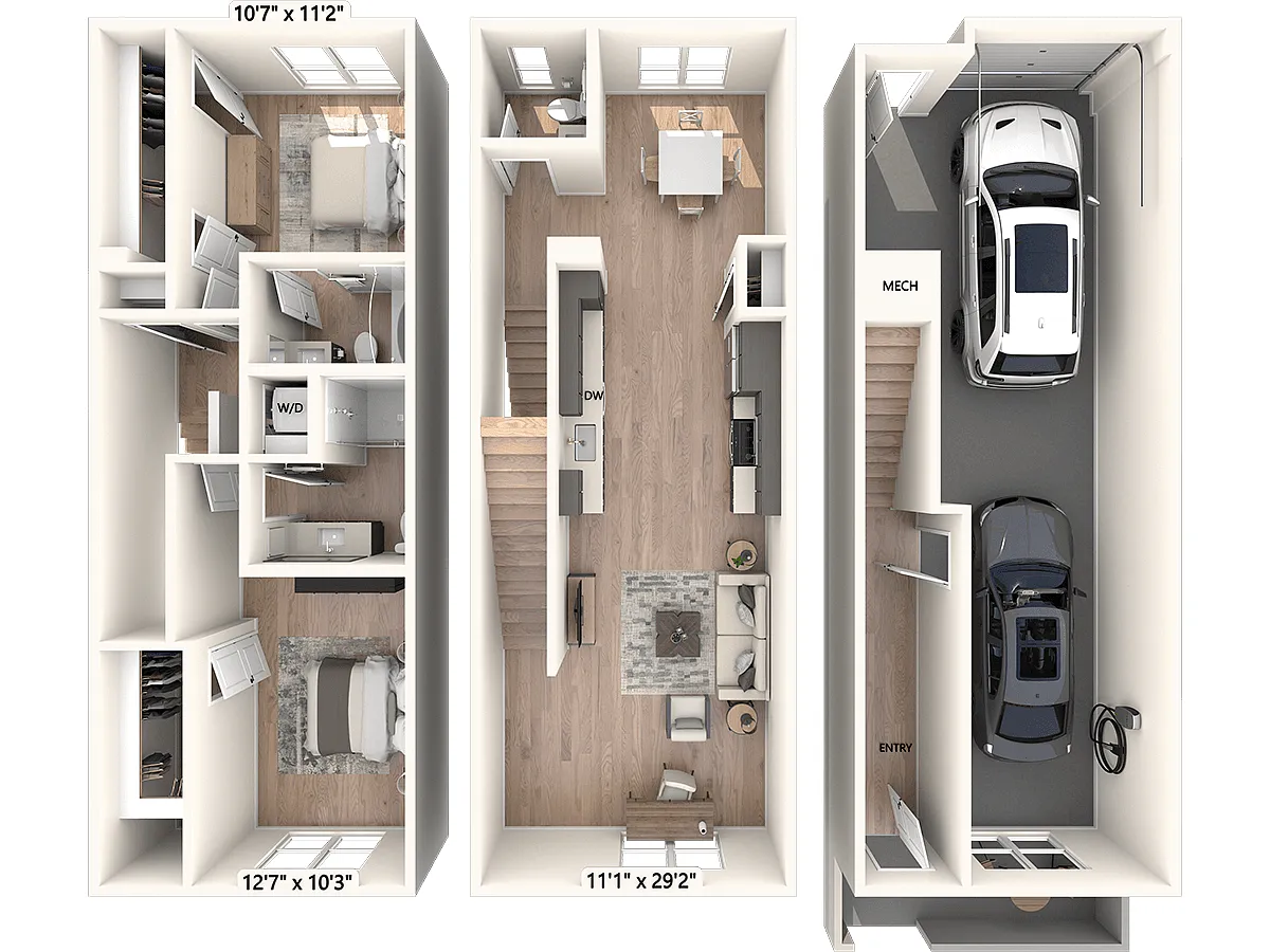 Floor plan B3T-1413