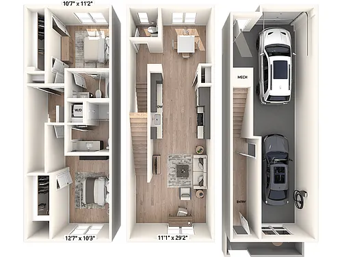 Floor plan B3T-1413