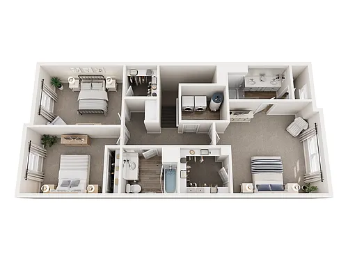 Floor plan Palma-San Carlo II Townhomes