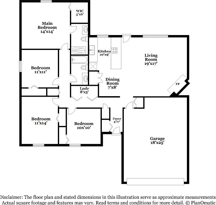 4 bed, 2.0 bath, 1557 sqft, $1,620 — Photo 2