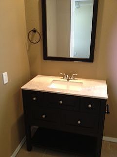 New Vanity in Bath