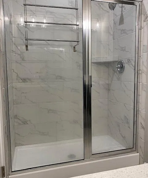 Master bathroom shower.