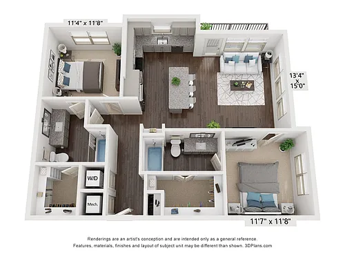 Floor plan B2