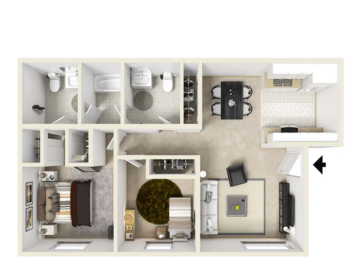 Floor plan The Willow
