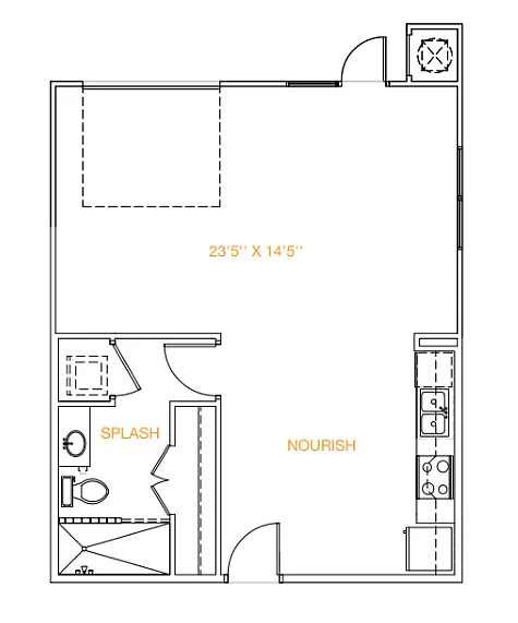 Floor plan S1- Live/Work