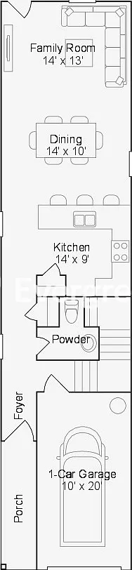 4 bed, 2.5 bath, 1535 sqft, $1,515 — Photo 3