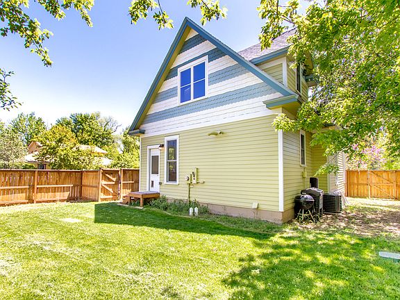 Fully fenced in backyard