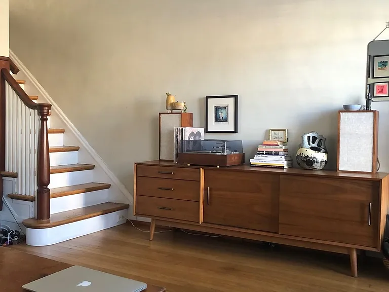 living room opposite wall
