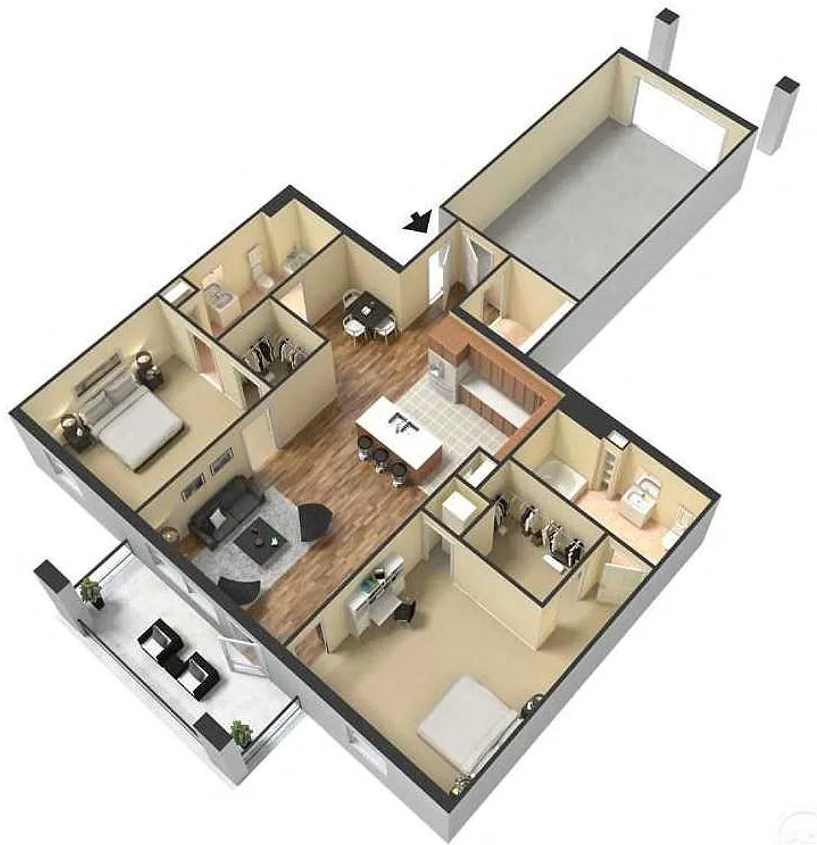 Floor plan Dewberry