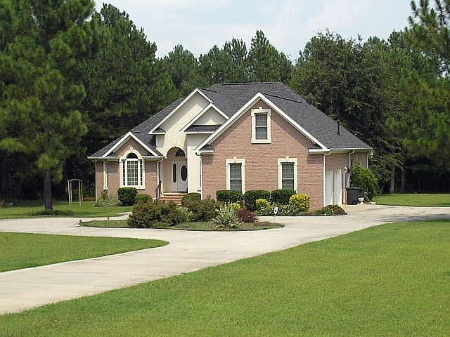 View from the main road.