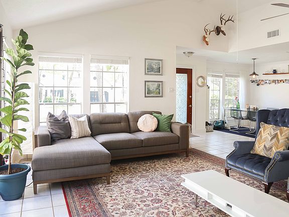 Lots of Light comes into this Beautiful Living Room.