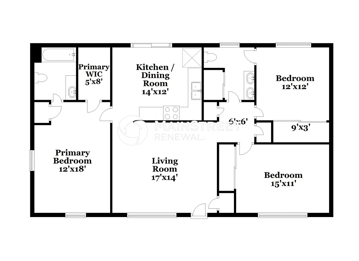 Floor Plan - 466 Oxford Dr