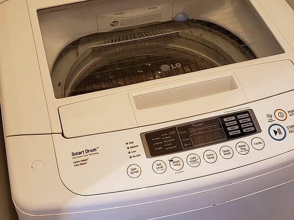 Smart LG washer.