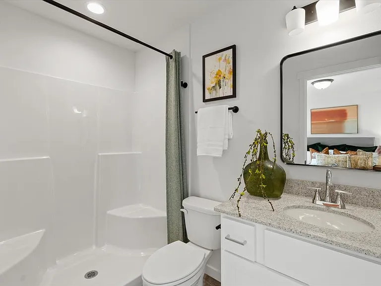 Primary bedroom private full bathroom