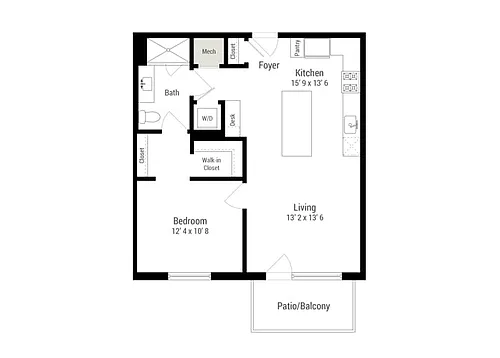 Floor plan 1B