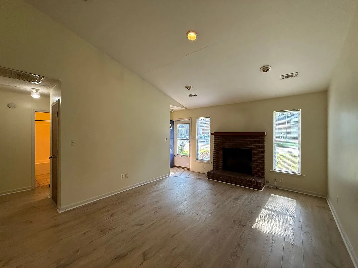2 bedroom, 1 bath duplex with new LVP flooring in living room and bedrooms — Photo 3