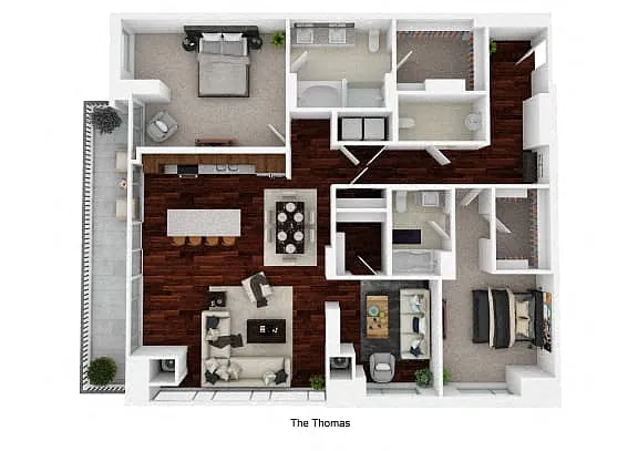 Floor plan PENTHOUSE | THE THOMAS