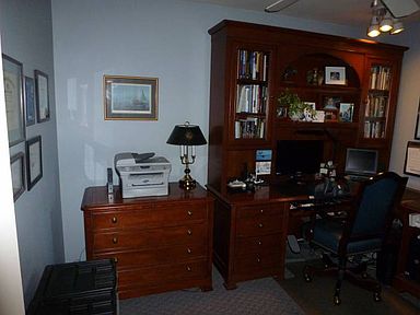 Bedroom used as office