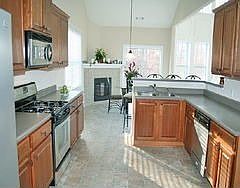 Stainless Steel Kitchen with Breakfast Nook
