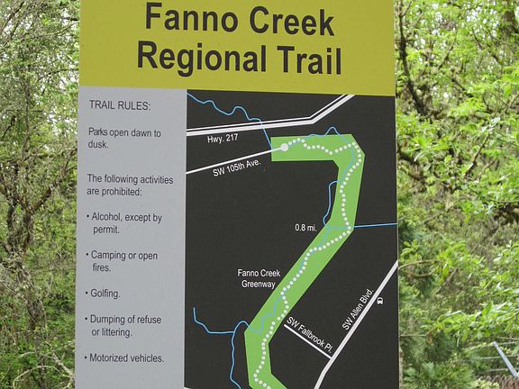 walk trail from the condo