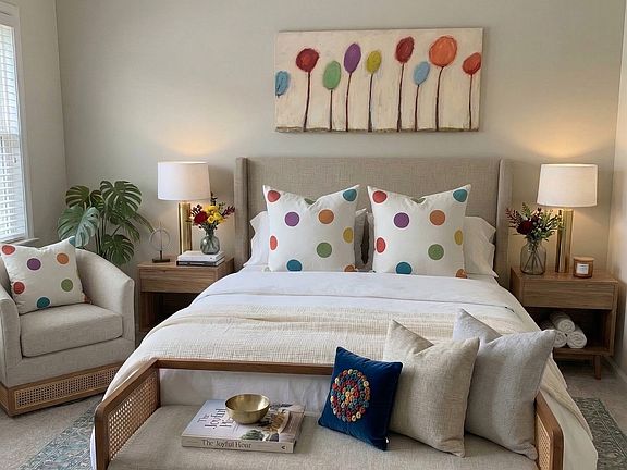 Master Bedroom shown furnished