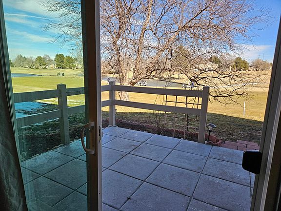 Patio overlooking golf course, views of 2 ponds