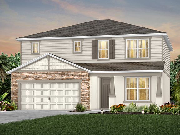 New Home Exterior C2 with Stone