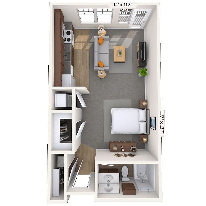 Floor plan 01B