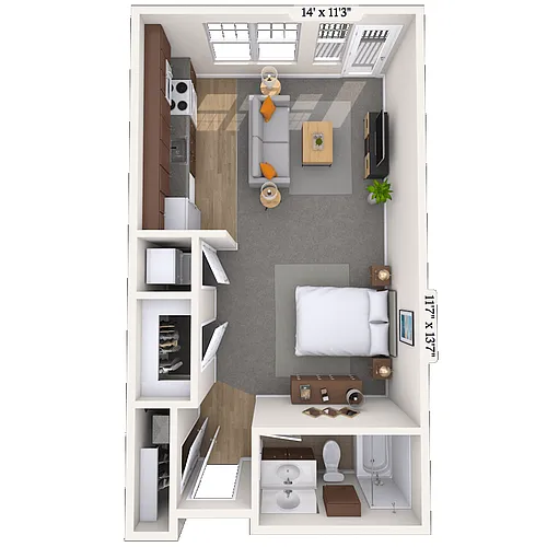 Floor plan 01B