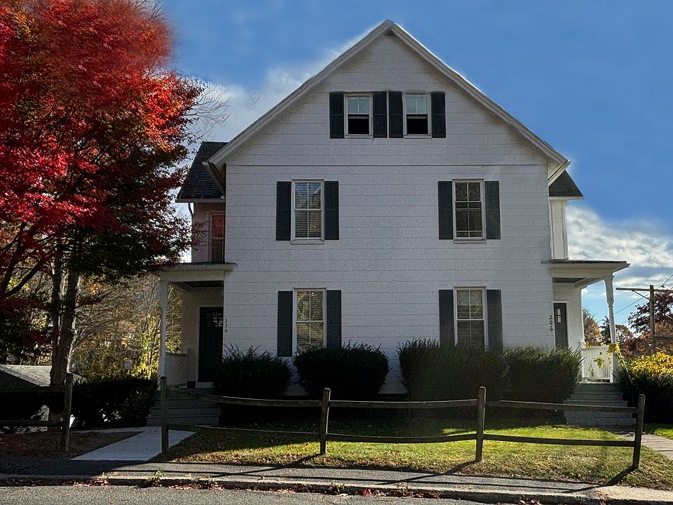 Front of 3-Family Home, entrance to 206 Echo Lake is on the right.