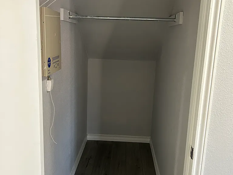 Nice deep storage area.