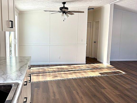 Dining room and kitchen