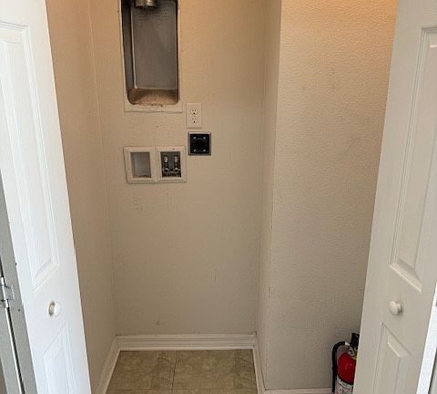 Laundry closet