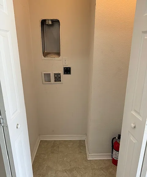 Laundry closet