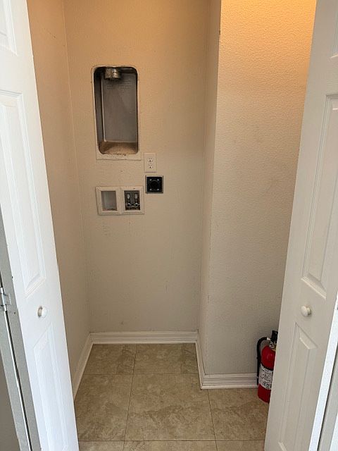 Laundry closet