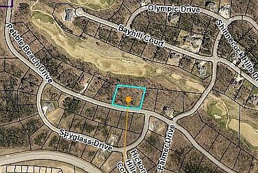 Location on 11th hole