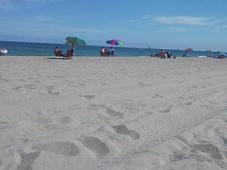 LBTS Beach across the street