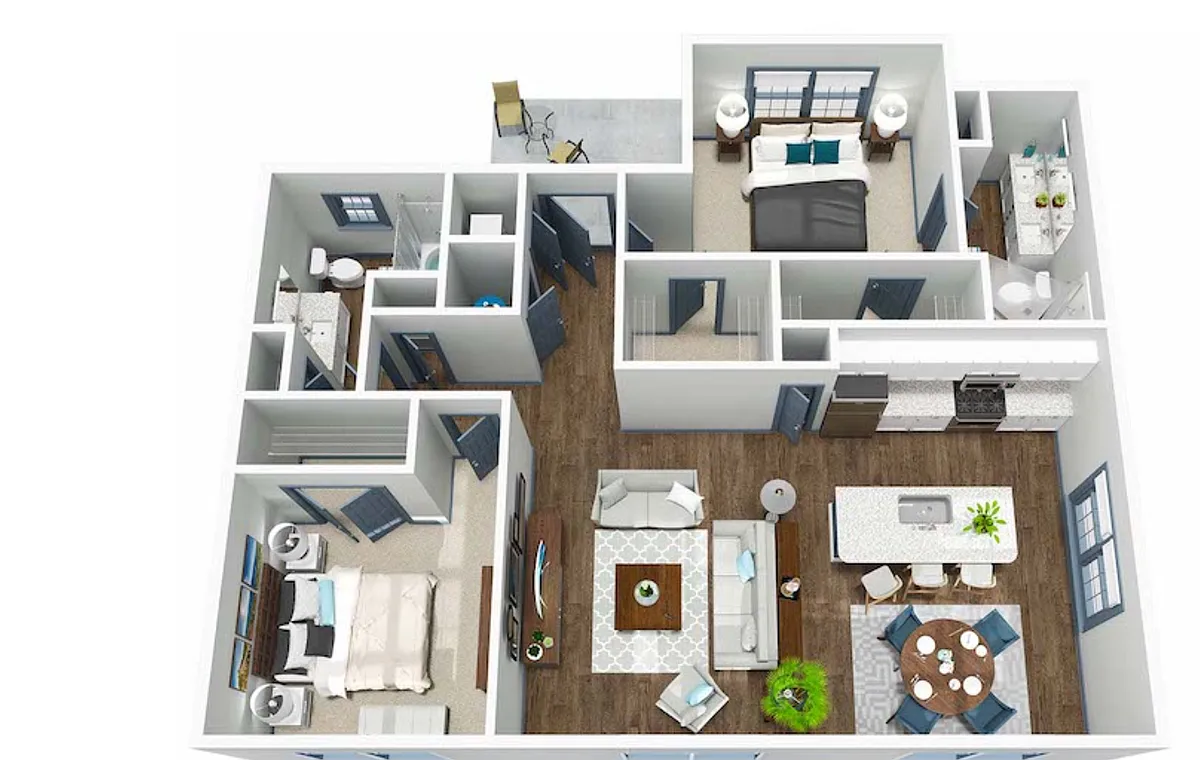 Floor plan B2 B