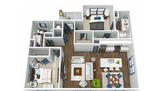 Floor plan B2 B