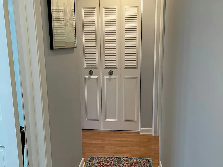 Large extra closet at the end of the hall