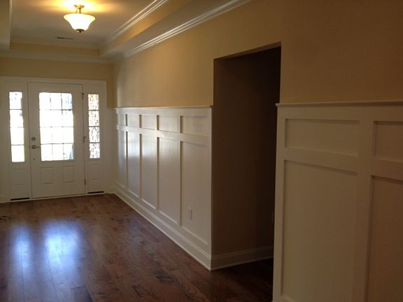 Foyer with Custom Trim